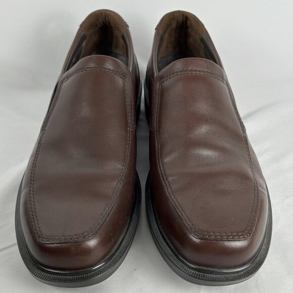 SAS Diplomat Dark Brown Leather Slip On Loafers Shoes Mens 12 M Comfort USA - Picture 1 of 6